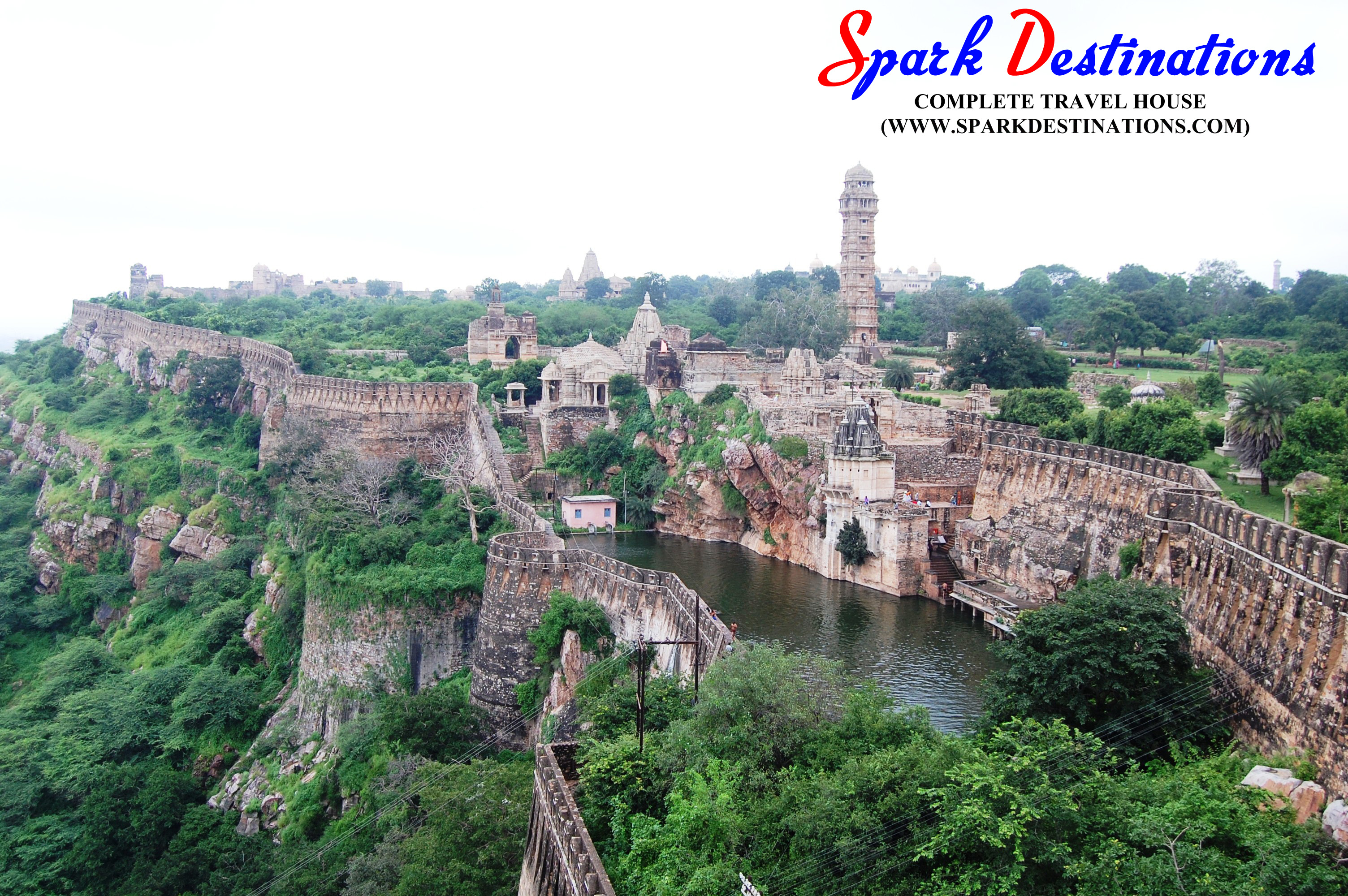 Chittor Fort - Gigantic Grandeur of India. Spark Destinations. Chittorgarh tours and Packages